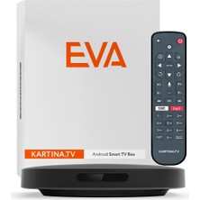Kartina.tv Eva 4K Hdr Iptv Box | Rus Kanalları | 14 Gün Arşiv