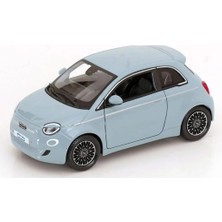 Bburago Fiat 500E (2023) Celeste 1/24 Model Araba