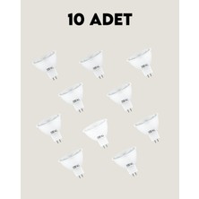 Aygün 8W MR16 Mercekli LED Çanak Ampul- 10 Adet