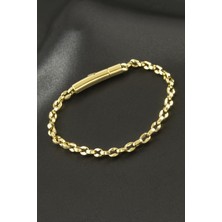 Starseven Ters Düz Zincir Lüks Çelik Bileklik