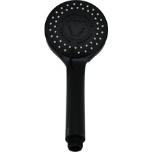 Büyük   Siyah Gövde - Beyaz Iğneler   Kademeli  Duş Başlık  Poşetli Ambalaj (5224)