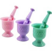 Renkli Plastik Havan - Mortar  Sarımsak Dövecek (5224)