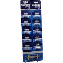Gillette Blue3 Jilet Kartelalı 10 Parça (5224)
