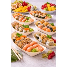 Zorlu Ekolojik Ürünler Tabak Tahta Kayık Tabak (10 Adet) 17 cm Party Concept