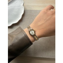Rubsey Retro Minimal Metal Kordon Vintage Kadın Kol Saati Iki Renk
