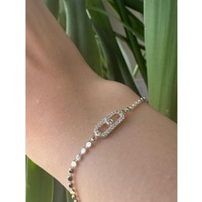 Toz Vintage Favi Zarif Taş Detaylı Altın Renk Şık Tasarım Vintage Retro Bileklik