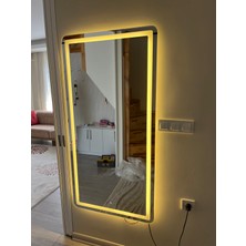 Elysion Dokunmatik Kumlamalı LED Işıklı Ayna  60/120 Ölçü ( Istenilen LED Renginde Üretim )