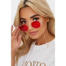 Hsc Bilişim Kadın Gözlük Zinciri Chic Minik Toplu Gold