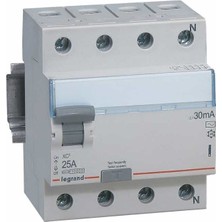 Legrand 4X25A 30MA Ac Tipi Kaçak Akım Rölesi / Anahtarı Trifaze 403190