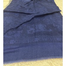 Gül Sezgin Butik Kadın Dior Desen Ithal Ipek Yün Kaşmir A Kalite Şal