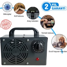 Ozon Jeneratörü Ozon Makinesi O3 Hava Temizleyici 10 gr Antrasit Gri Express Ozon