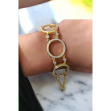 Canka 925 Ayar Gümüş Üç Çeyreklik Bileklik, Çeyrek Bileklik 3'lü