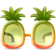 Hsc Bilişim Ananas Detaylı Gözlük Kesesi