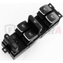 Fortera Cam Açma Düğmesi Ön Sol Golf Iv Bora Passat B5 Kromlu