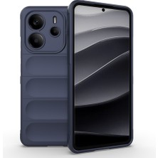 Elsah Xiaomi Redmi Note 14 4g Uyumlu Özel Dokulu Kamera Korumalı Esnek Kılıf