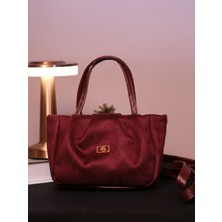 Alvora Süet Kadın Çanta Astarlı Fermuarlı - Çapraz Askılı Omuz ve El Çantası Kücük Boy