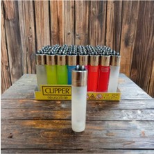 Durusoy Shop Center Clipper Micro Reusable Şeffaf Renkli Taşlı Çakmak Set ve Adetli Satılmaktadır