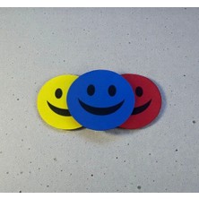 Manyetik Gülen Yüzlü Tahta Silgisi 3’lü