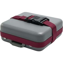 Basarideri Tokalı Ayarlanabilir Valiz Kemeri Bordo