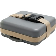 Basarideri Tokalı Ayarlanabilir Valiz Kemeri Bej