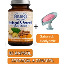 Ersağ Zerdeçal Zencefil Gıda Takviyesi - Sabunluk Hediyemiz 2027-033