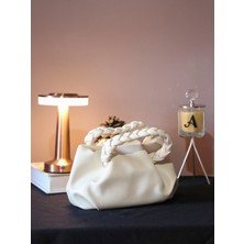 Alvora Örgü Saplı Kadın Omuz Çantası – Günlük Şık Baget Model