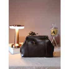 Alvora Kadın Retro Metal Kilitli Omuz & El Çantası