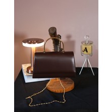 Alvora Metal Saplı - Askılı Kapaklı Kadın Abiye Portföy Çantası