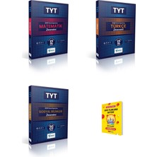 Toprak Yayıncılık Toprak Tyt Matematik Türkçe ve Sosyal Bilimler Denemeleri 3lü Set + Planlama Defteri