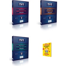 Toprak Yayıncılık Toprak Tyt Matematik Türkçe ve Fen Bilimleri 3lü Set Denemeleri + Planlama Defteri