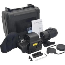 Hatıra Kutusu 558-G43 Xps2 Hedef Işaretleyici Red Dot - Holografik Nişangâh, 5x Büyütmeli Set-Siyah ( Lisinya )