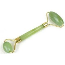 Brentino 2'li Yeşim Taşı Yüz Masaj Aleti Seti Çift Başlıklı Jade Roller Cilt Bakım Sıkılaştırıcı Yüz Için