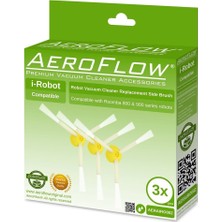 Süppürge Aeroflow Irobot Ile Uyumlu Roombaa 500/600/700/800/900 Serisi Süpürge Yan Fırça 3\'lü Paket
