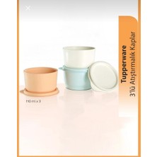 Tupperware Atıştırmalık 3lü Kaplar