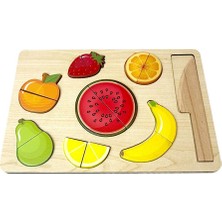 Bee Smart Ahşap Kesilebilen Meyveler (5 Adet)