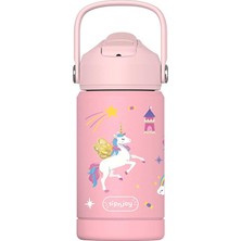 SipnJoy - Flipsip Çocuk Su Termosu | 360 ml - Golden Horn (5 Adet)