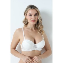 Hanuw Dantelli Kol Kordonlu Dolgusuz Sütyen