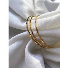 Alp Jewel 316 L 3lü Ajda Bilezik Xuping - Çelik - Kararmaz