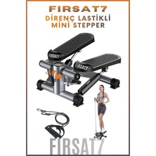 Yeni Stepper Fitness Adım Step Aleti Direnç Lastikli Egzersiz Aleti LCD Ekranlı Adım Egzersiz Aleti