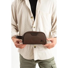 Baginn Erkek El Çantası Lacos Deri Suya Dayanıklı Portföy Stil El Çantası Traş Kozmetik Çantası 20*10 cm