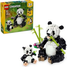LEGO ® Creator 3'ü 1 Arada Vahşi Hayvanlar: Panda Ailesi Oyun Seti 31165 (4 Adet)