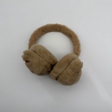 Mare Accessories Kahverengi Ayıcık Figürlü Peluş Kulaklık