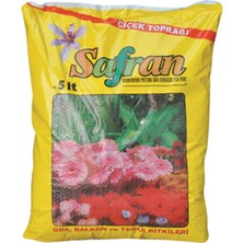Safran Torf Saksı Çiçek Toprağı 5 L 3 Adet
