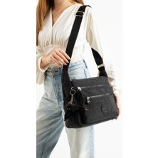 Baginn Kadın Postacı Çanta Hafif Klinkır Kumaş Çok Cepli Çapraz Askılı Omuz Çantası 30*25 cm Günlük Çanta
