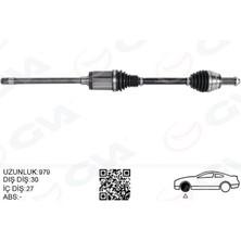 Gva 4499198 - Komple Aks Ön Sağ Bmw X5 E70 F15 X6 F16 E71 E72 973MM