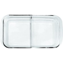 Touch Me Borosilikat Bölmeli Fırın Kabı 2.9 L 4 Adet