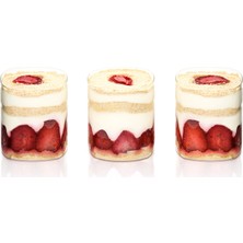 Cambu Borosilikat Magnolia Kase 3'lü Set 2 Adet