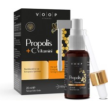 Voop Propolis + C Vitamini Sprey - Damla 20 ml 4 Adet