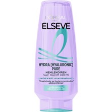 L'oréal Paris Elseve Hydra [hyaluronic] Pure Salisilik Asit Içeren Yağlanma Karşıtı Nemlendirici Saç Kremi 250 ml 2 Adet