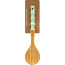 Touch Me Silikon Saplı Ahşap Kepçe 3 Adet